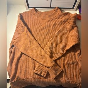 Aerie burnt orange crewneck sweater